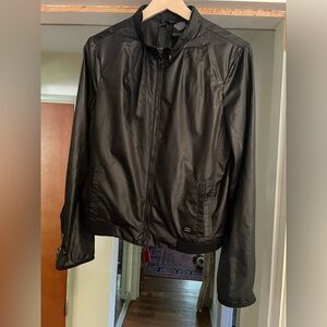 Harley-Davidson Women’s satin bomber windbreaker (M). New with tags.